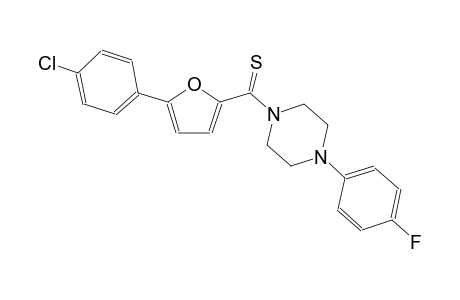 1-{[5-(4-chlorophenyl)-2-furyl]carbothioyl}-4-(4-fluorophenyl)piperazine