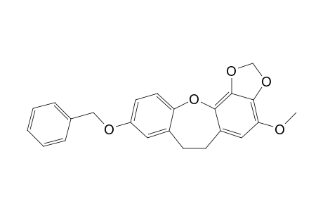 2-Methoxy-3,4-(methylenedioxy)-8-(benzyloxy)-10,11-dihydrodibenzo[b,f]oxepine