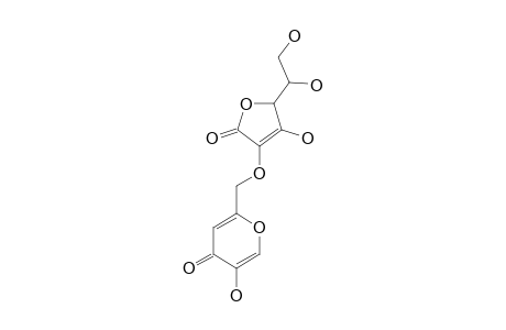2-O-(5-HYDROXY-4-H-PYRAN-4-ONE-2-METHYL)-L-ASCORBIC_ACID