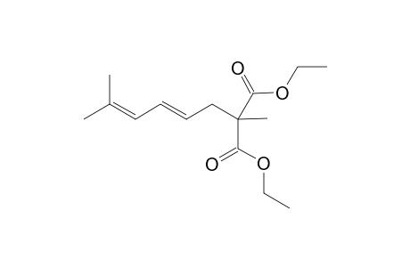 Diethyl 2-Methyl-2-((E)-5-methyl-2,4-hexadien-1-yl Malonate