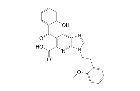 3-(2-Methoxyphenethyl)-6-(2-hydroxybenzoyl)-3H-imidazo[4,5-b]pyridine-5-carboxylic acid