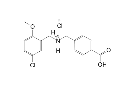 benzenemethanaminium, N-[(4-carboxyphenyl)methyl]-5-chloro-2-methoxy-, chloride