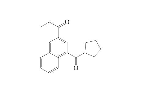 1-(4-Cyclopentanecarbonylnaphthalen-2-yl)propan-1-one