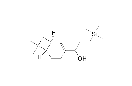 Bicyclo[4.2.0]oct-2-ene-3-methanol, 7,7-dimethyl-.alpha.-[2-(trimethylsilyl)ethenyl]-