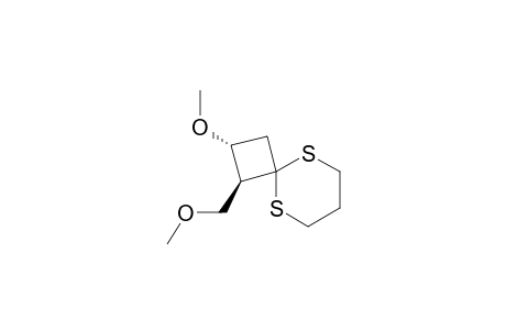 (1S,cis)-2-Methoxy-1-(methoxymethyl)-5,9-dithiaspiro[3.5]nonane