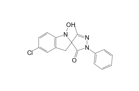 Spiro[2H-indole-2,4'-[4H]pyrazol]-3'(2'H)-one, 5-chloro-1,3-dihydro-1-hydroxy-5'-methyl-2'-phenyl-