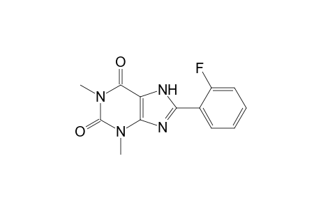 8-(2-fluorophenyl)-1,3-dimethyl-7H-purine-2,6-dione