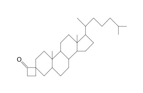 Spiro[cholestane-3,1'-cyclobutan]-2'-one, (3.beta.)-