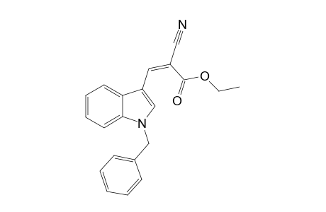 1(N)-Benzyl-3-[2'-(ethoxycarbonyl)-2'-cyanoethenyl]-indole