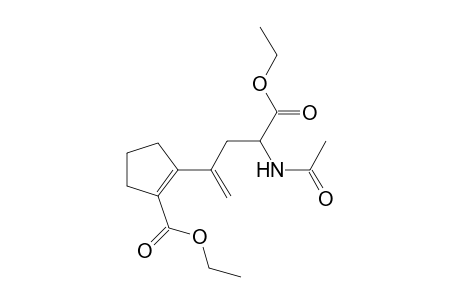 Ethyl 2-Acetamido-4-(2-[carboethoxy]cyclopent-1-en-1-yl)pent-4-enoate