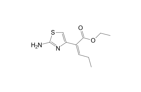 cis-2-(2-aminothiazol-4-yl)-2-pentenoic acid ethyl ester
