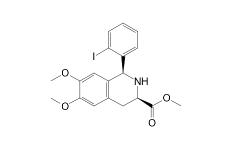 cis-1-(2-Iodophenyl)-6,7-dimethoxy-1,2,3,4-tetrahydroisoquinoline-3-carboxylic acid methyl ester