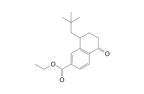 4-(2,2-Dimethylpropyl)-6-(ethoxycarbonyl)-2,3-dihydro-1(2H)-naphyhalenone