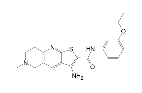 3-amino-N-(3-ethoxyphenyl)-6-methyl-5,6,7,8-tetrahydrothieno[2,3-b][1,6]naphthyridine-2-carboxamide