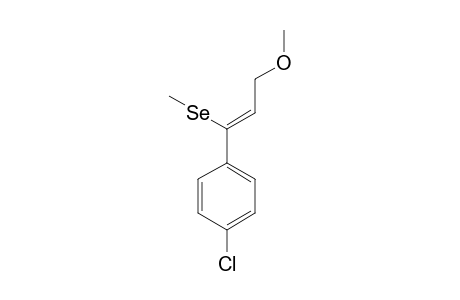(Z)-3-Methoxy-1-(4-chlorophenyl)-1-(methylseleno)propene
