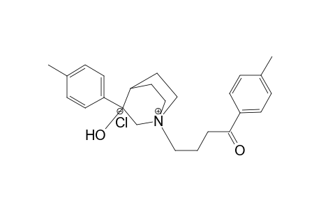 3-p-methylphenyl-3-hydroxy-N-(4'-p-methylphenyl-4'-oxobutyl)quinuclidinium chloride