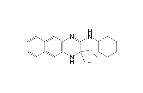 N-Cyclohexyl-3,3-diethyl-3,4-dihydrobenzo[g]quinoxalin-2-amine
