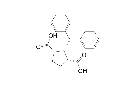 1,3-Cyclopentanedicarboxylic acid, 2-(diphenylmethyl)-, (1.alpha.,2.alpha.,3.alpha.)-