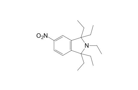 ISOINDOLINE, 5-NITRO-1,1,2,3,3- PENTAETHYL-,