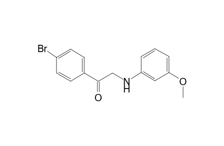 1-(4-Bromophenyl)-2-(3-methoxyanilino)ethanone