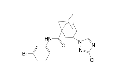 N-(3-bromophenyl)-3-(3-chloro-1H-1,2,4-triazol-1-yl)-1-adamantanecarboxamide