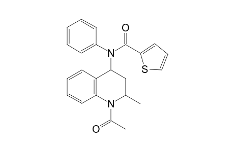 N-(1-acetyl-2-methyl-3,4-dihydro-2H-quinolin-4-yl)-N-phenyl-2-thiophenecarboxamide