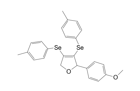 2-(4-Methoxyphenyl)-3,4-bis(p-tolylselanyl)-2,5-dihydrofuran