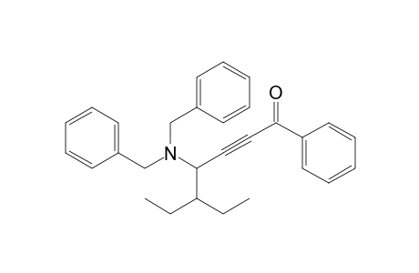 4-(Dibenzylamino)-5-ethyl-1-phenylhept-2-yn-1-one
