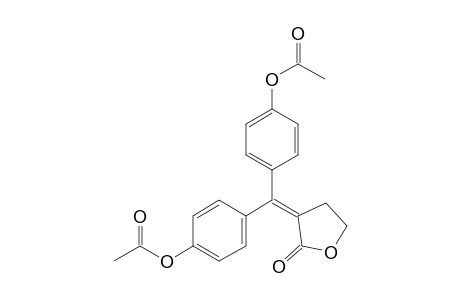 3-[bis(p-acetoxyphenyl)methylene]dihydro-2(3H)-furanone