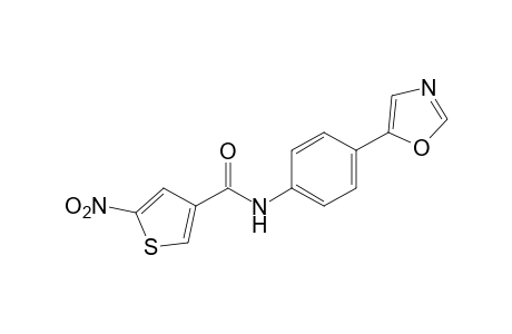 5-nitro-4'-(5-oxazolyl)-3-thiophenecarboxanilide