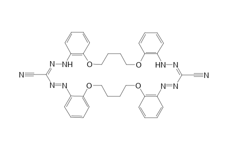 5H,24H-16,17,18,19,35,36,37,38-Octahydrotetrabenzo[b,i,q,x][1,11,16,26,4,5,7,8,18,19,20,22,23]tetraoxaoctaazacyclotricontene-7,26-dicarbonitrile