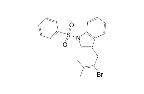 1H-Indole, 3-(2-bromo-3-methyl-2-butenyl)-1-(phenylsulfonyl)-