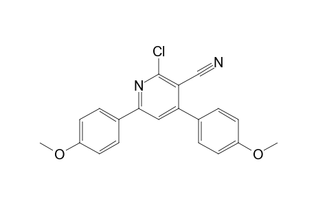 2-Chloro-4,6-bis(4-methoxyphenyl)nicotinonitrile