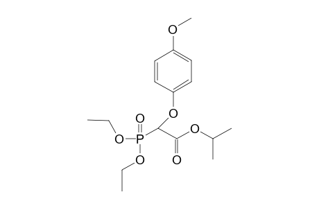 Isopropyl 1-(4-methoxyphenoxy)-1-diethylphosphonoacetate
