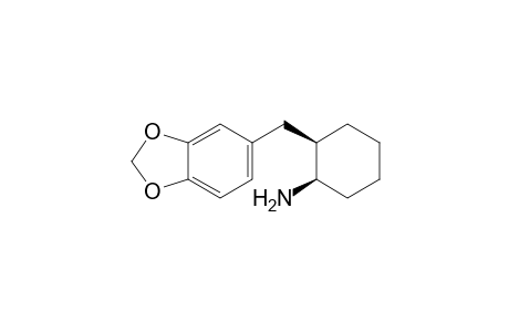 cis-2-(3,4-methylenedioxybenzyl)cyclohexylamine