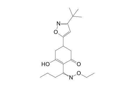 2-Cyclohexen-1-one, 5-[3-(1,1-dimethylethyl)-5-isoxazolyl]-2-[1-(ethoxyimino)butyl]-3-hydroxy-