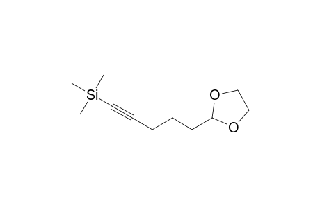 2-(5-(Trimethylsilyl)-4-pentynyl)-1,3-dioxolane