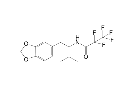 N-(1-(benzo[d][1,3]dioxol-5-yl)-3-methylbutan-2-yl)-2,2,3,3,3-pentafluoropropanamide