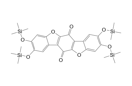 Benzo[1,2-b:4,5-b']bisbenzofuran-6,12-dione, 2,3,8,9-tetrakis[(trimethylsilyl)oxy]-