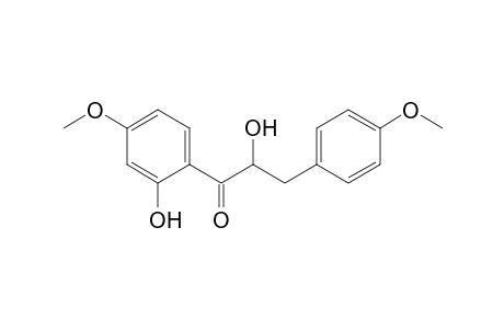 1-(4-Methoxy-2-oxidanyl-phenyl)-3-(4-methoxyphenyl)-2-oxidanyl-propan-1-one