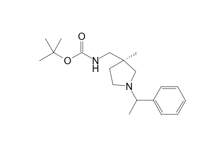 1,1-Dimethylethyl-[3'(R)-methyl-1'-(1"-phenylethyl)-3'-pyrrolidinyl]methyl carbamate