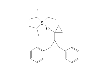 ((2',3'-Diphenyl-[1,1'-bi(cyclopropan)]-2'-en-1-yl)oxy)-triisopropylsilane