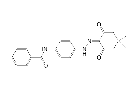 N-{4-[2-(4,4-dimethyl-2,6-dioxocyclohexylidene)hydrazino]phenyl}benzamide