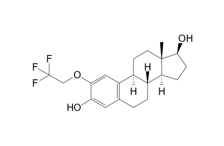 (8R,9S,13S,14S,17S)-13-methyl-2-(2,2,2-trifluoroethoxy)-6,7,8,9,11,12,14,15,16,17-decahydrocyclopenta[a]phenanthrene-3,17-diol