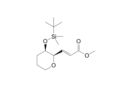 (E)-3-[(2R,3R)-3-[tert-butyl(dimethyl)silyl]oxy-2-oxanyl]-2-propenoic acid methyl ester