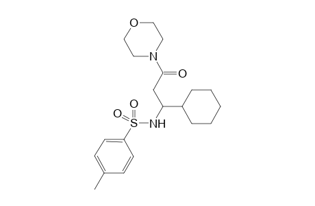 3-Cyclohexyl-1-morpholino-3-(tosylamino)propan-1-one