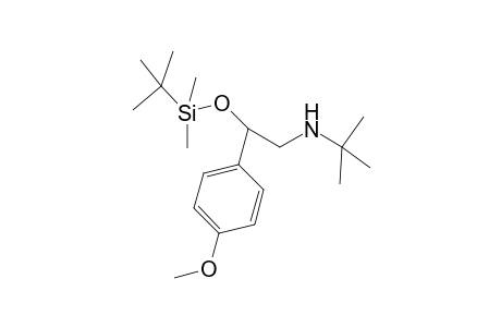 (R)-.alpha.-[[(1,1-dimethylethyl)amino]methyl]-.alpha.-[(I,1-dimethylethyl)dimethylsilyloxyl]-4-methoxybenzenemethane
