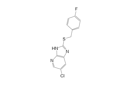 6-chloro-2-[(4-fluorobenzyl)sulfanyl]-3H-imidazo[4,5-b]pyridine