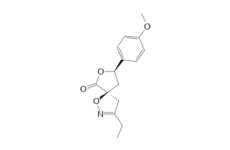 CIS-3-ETHYL-8-(4-METHOXYPHENYL)-1,7-DIOXA-2-AZASPIRO-[4.4]-NON-2-EN-6-ONE