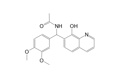 acetamide, N-[(3,4-dimethoxyphenyl)(8-hydroxy-7-quinolinyl)methyl]-